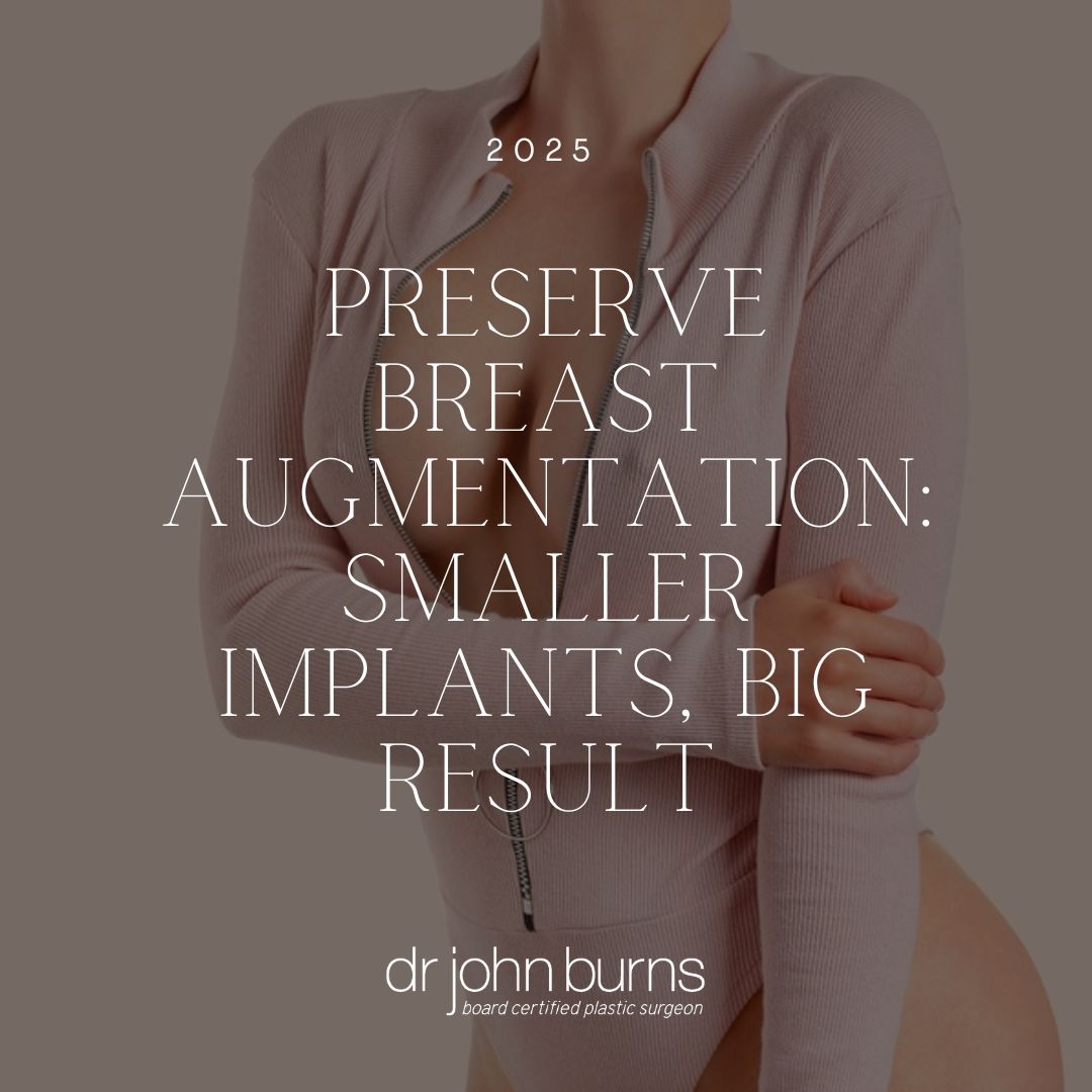 Woman with natural, proportionate curves after Preserve Breast Augmentation performed by Dr. John Burns in Dallas