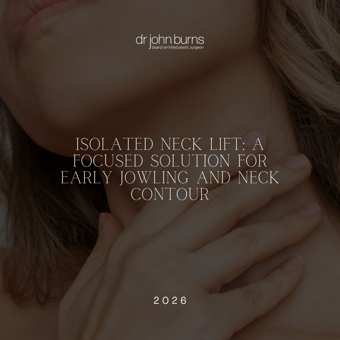 Isolated Neck Lift Dallas | Early Jowling & Jawline | Dr. Burns