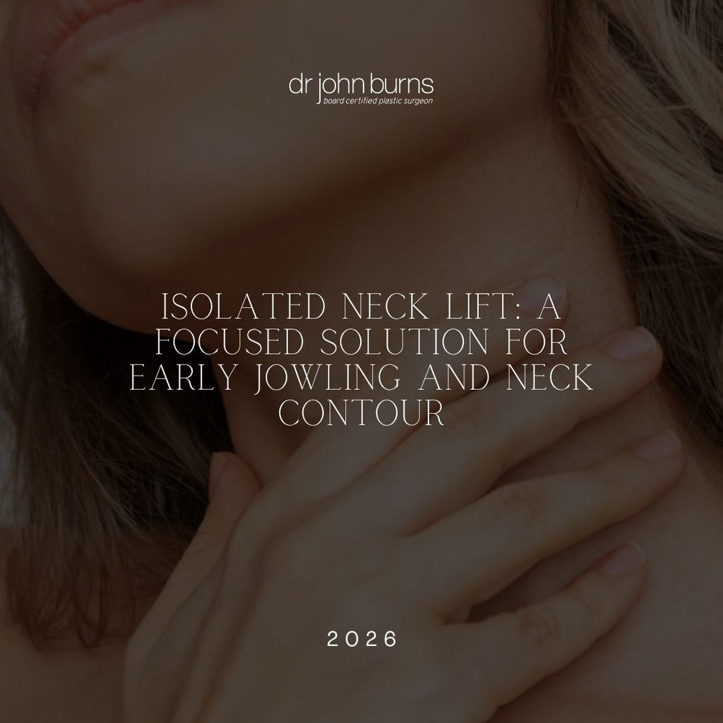 Isolated Neck Lift Dallas | Early Jowling & Jawline | Dr. Burns