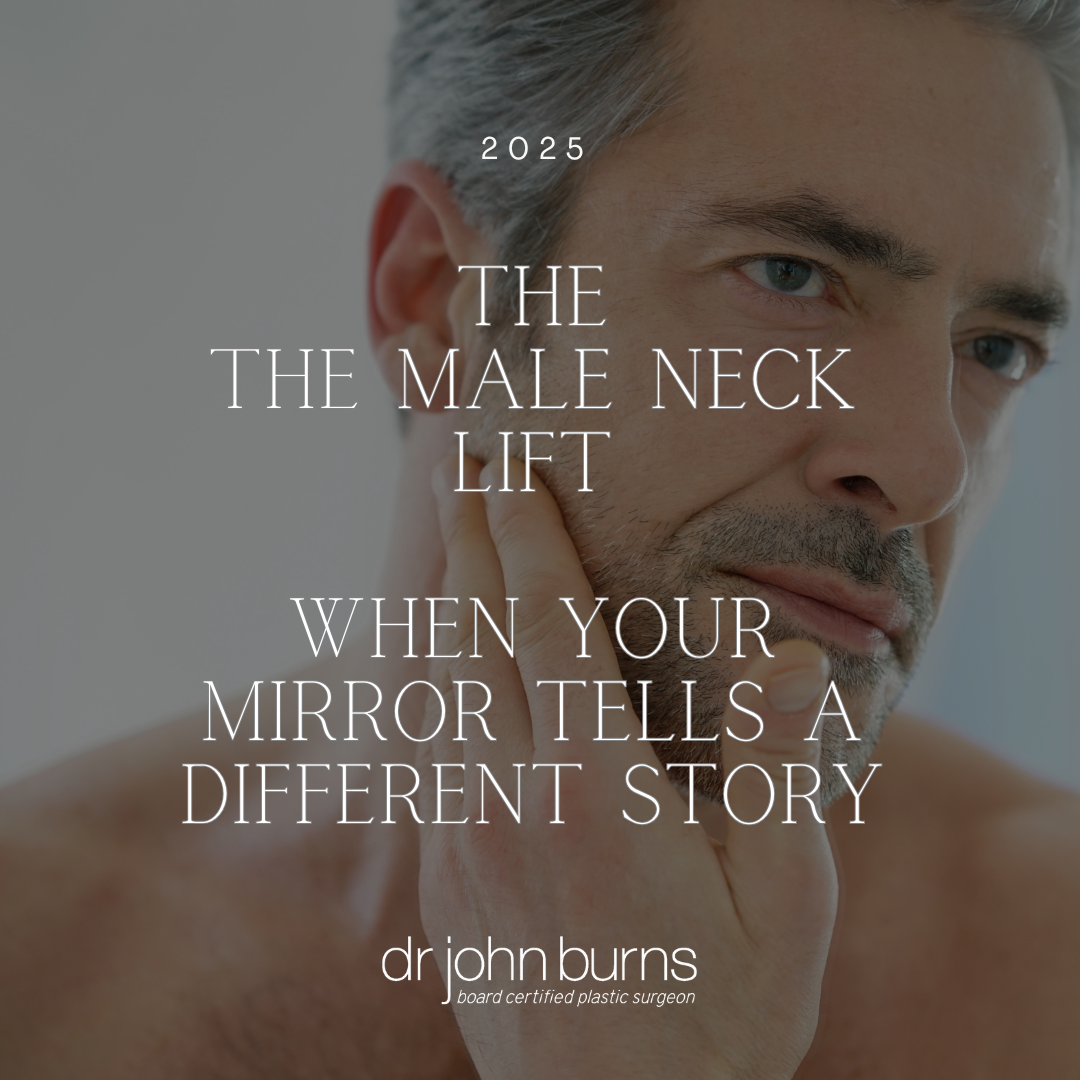 The Male Neck Lift: When Your Mirror Tells a Different Story